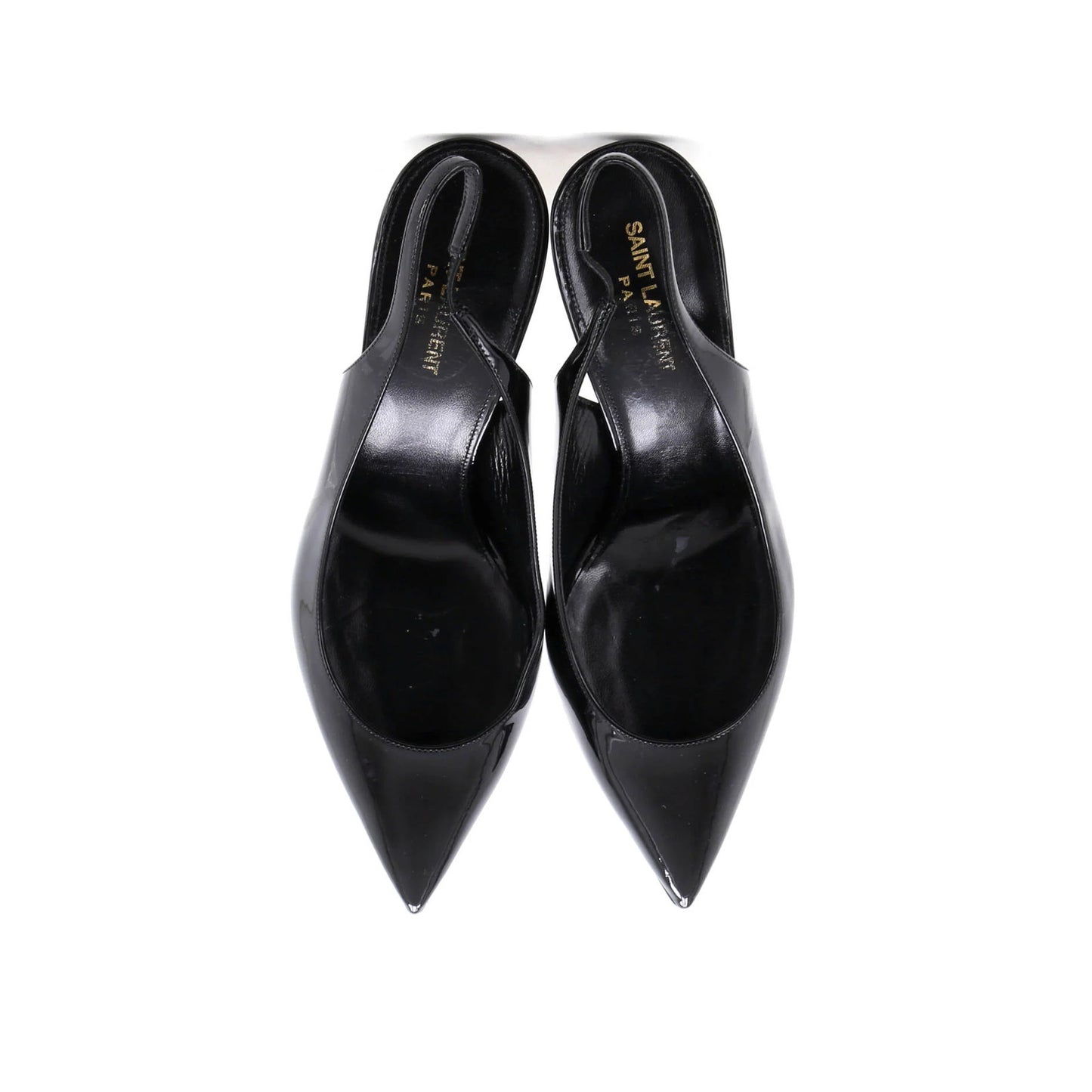 Saint Laurent Women'S Opyum Slingback Pumps Patent 110