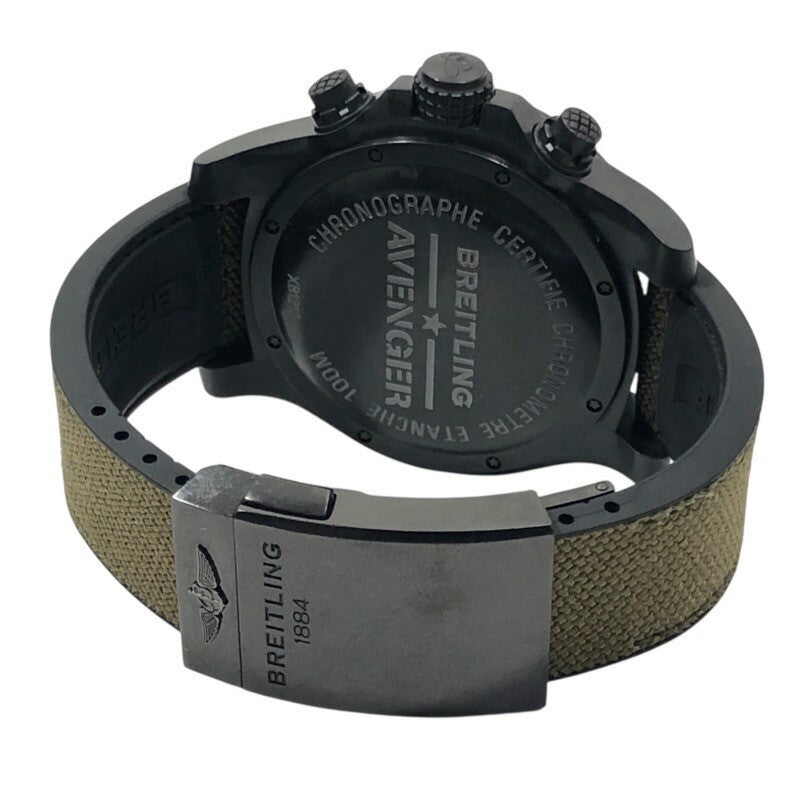 Breitling Avenger Hurricane Xb1210E4/Be89 Black Men'S Used Watch #7107