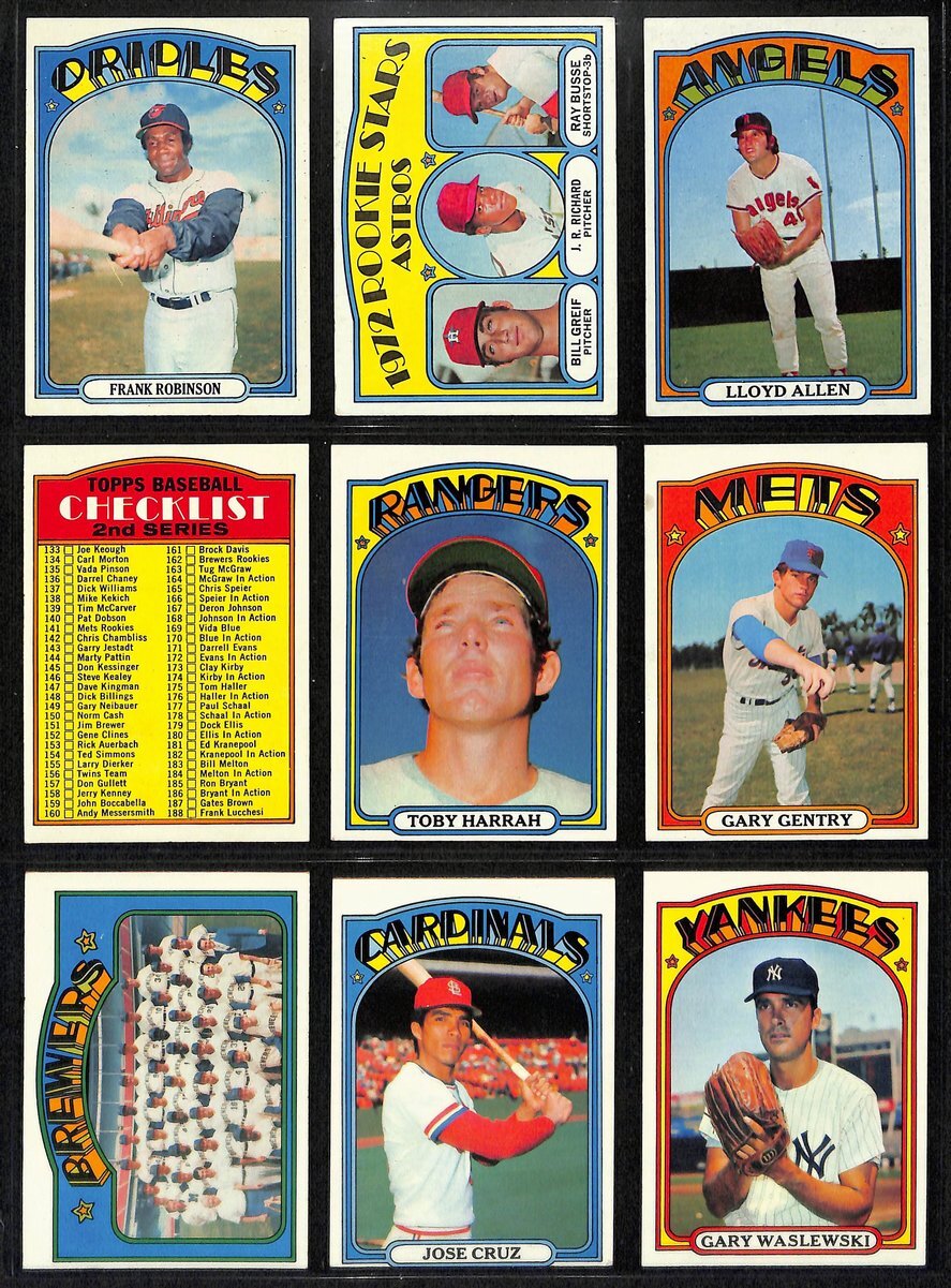 1972 Topps Baseball Complete Set (787)