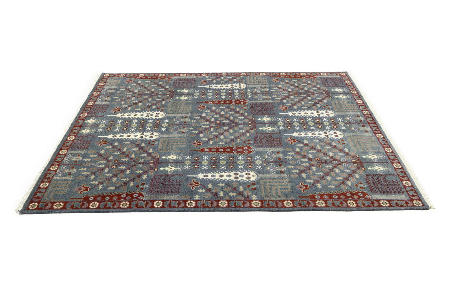 Handmade Chobi Oriental Rug Floral Tree Of Life