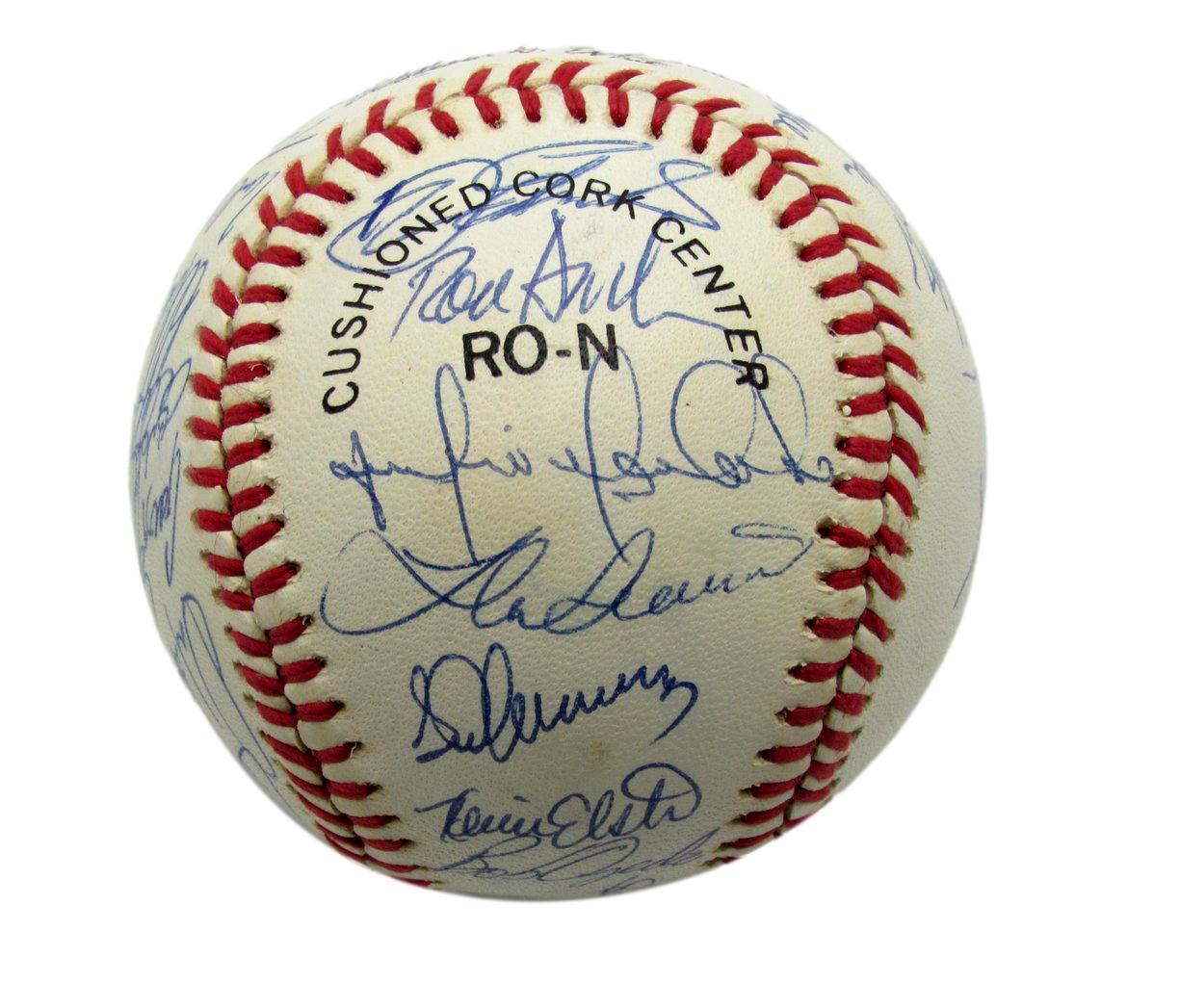 1990 Mets Team Autographed By 32 Harrelson