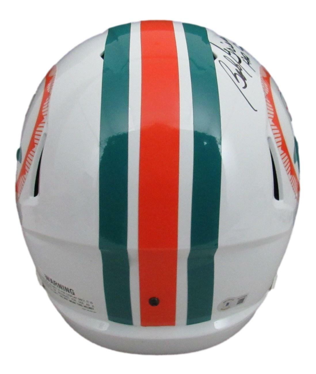 Bob Griese Signed/Inscr Dolphins Speed Full Size