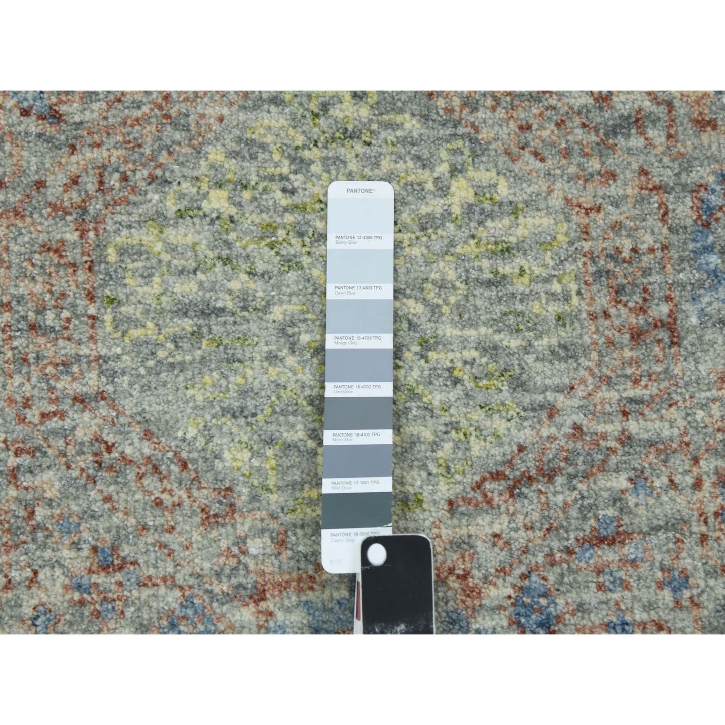 12'X17'4" Obscured And Subtle 100% Wool Hand Knotted Oriental Rug