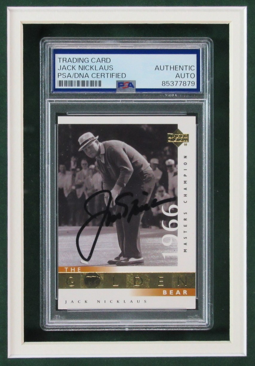 Jack Nicklaus Signed/Auto Trading Card With Photo