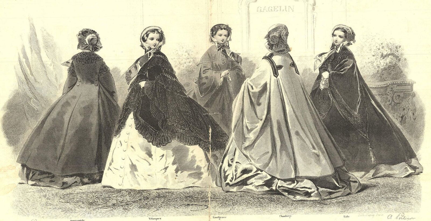 Laure Noel Journal Des Demoiselles Xi " Lithograph 1860 Renaissance