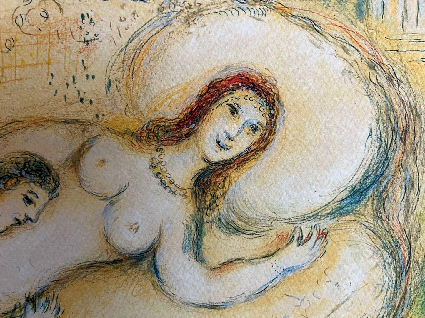 Marc Chagall Lithograph Handmade