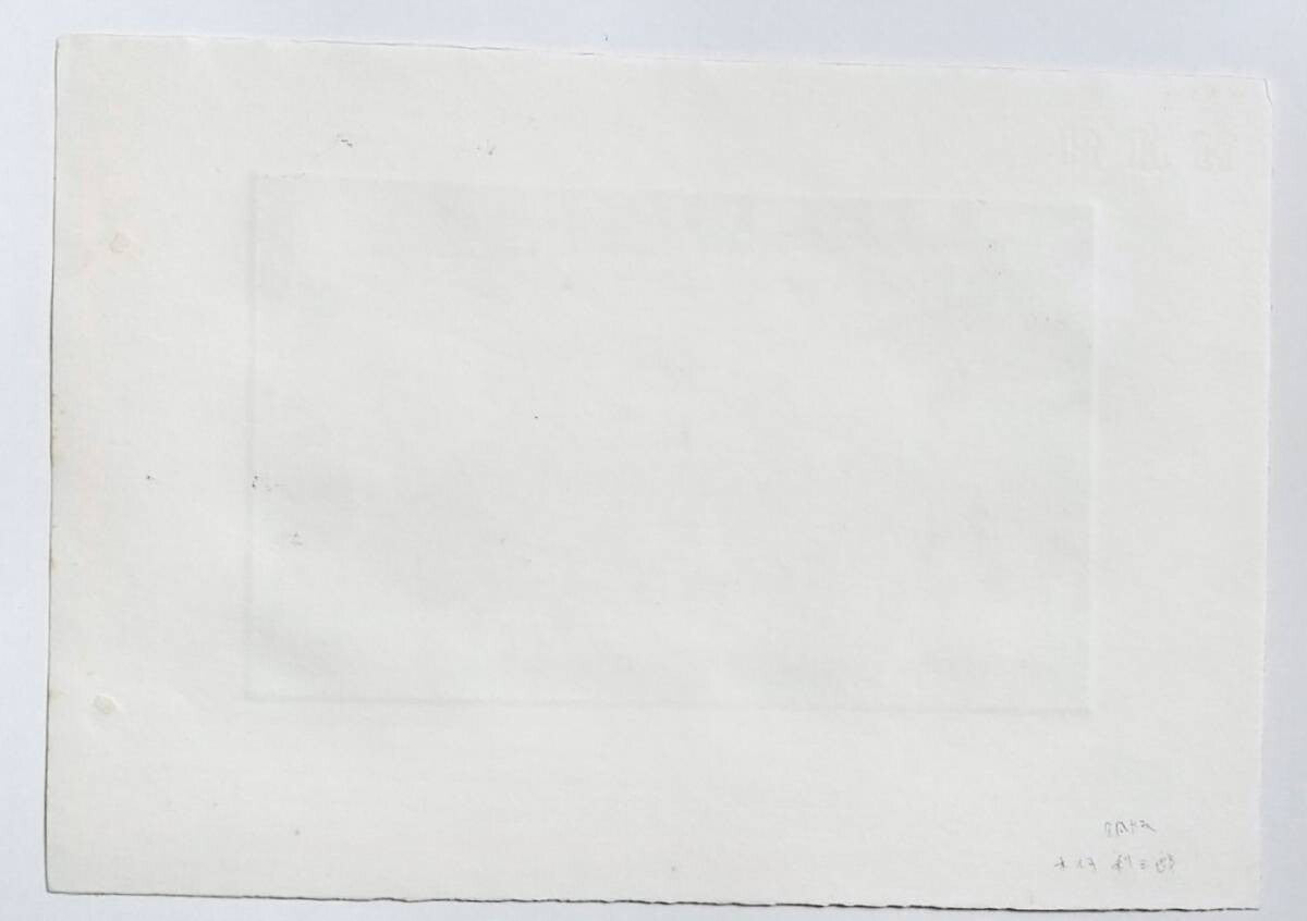 Risaburo Kimura Signed Original Etching Print