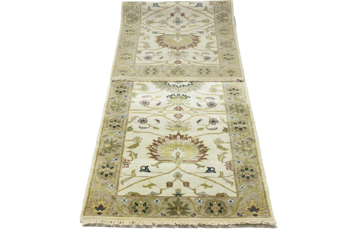 2'6X10 Ft Handmade Peshawar Runner Rug Oriental