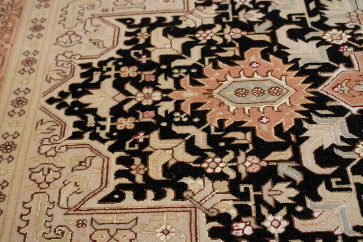 Handmade Signed Oriental Rug Classic Floral Kork