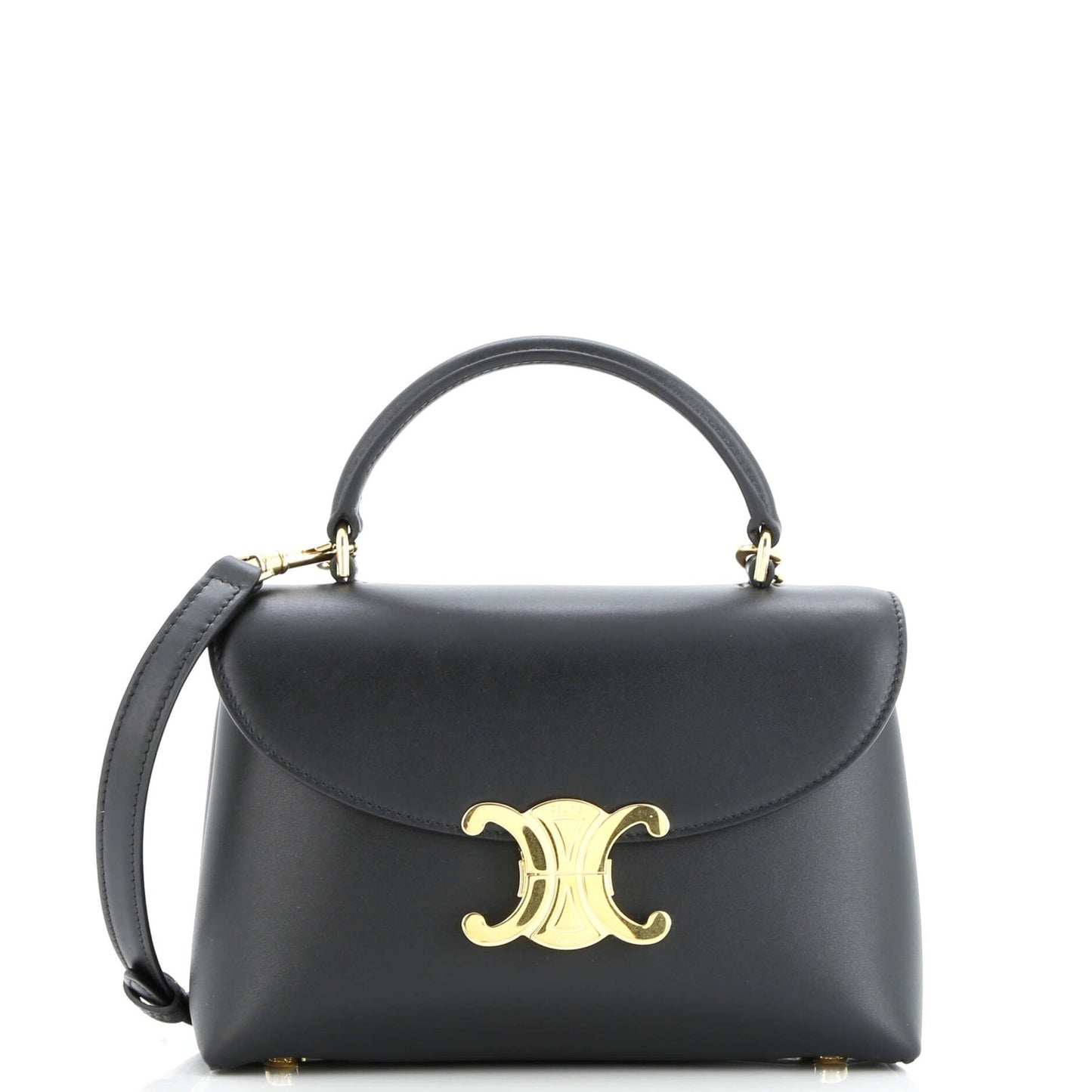 Celine Nino Top Handle Bag Leather Teen