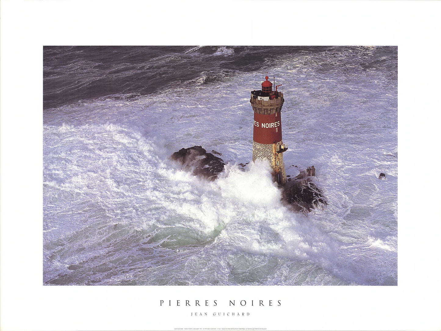 Jean Guichard Pierres Noires " Offset Lithograph Photography