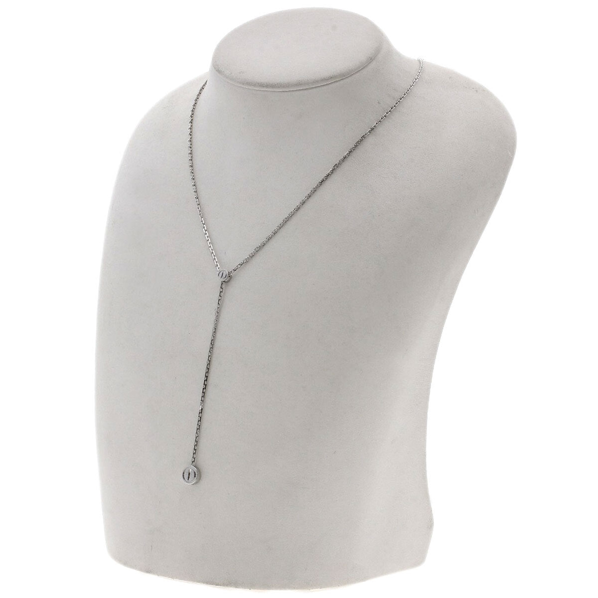 CARTIER Necklace Love pastille K18 White Gold