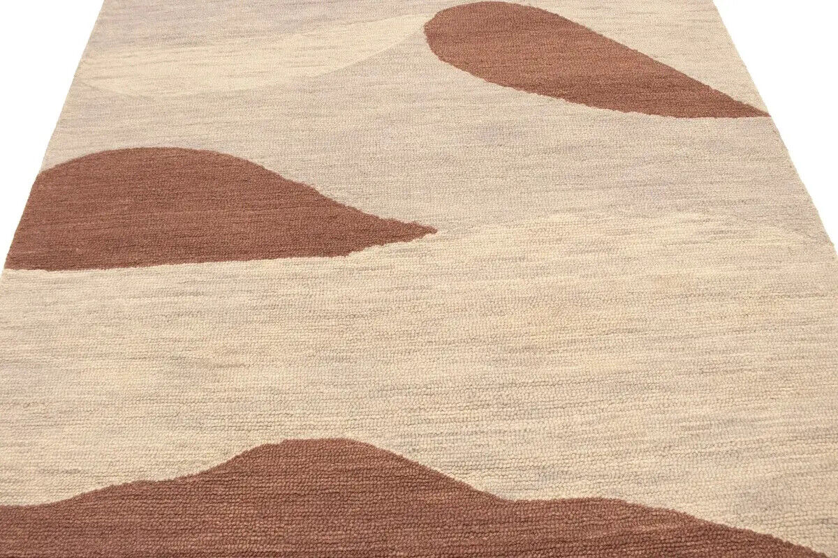 Rare Abstract Style Hand-Tufted Rug Foyer Size