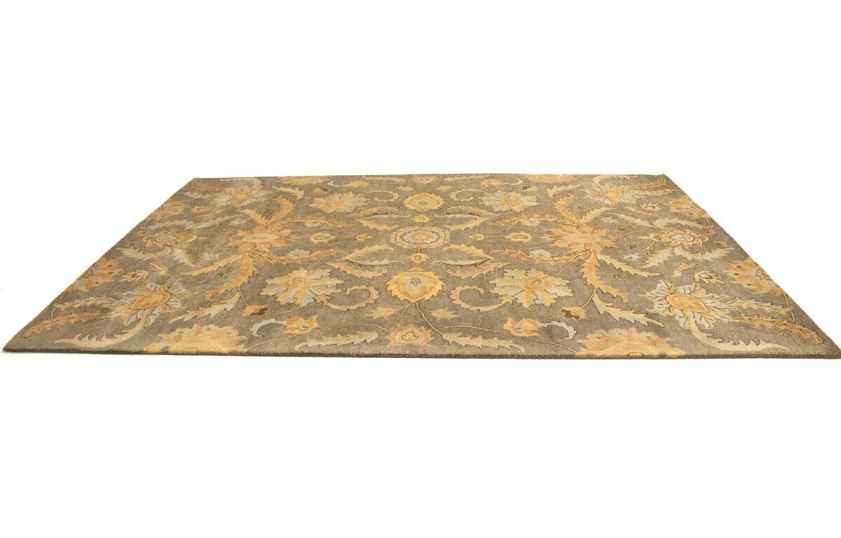 Hand-Tufted Oriental Rug Plush Modern Floral