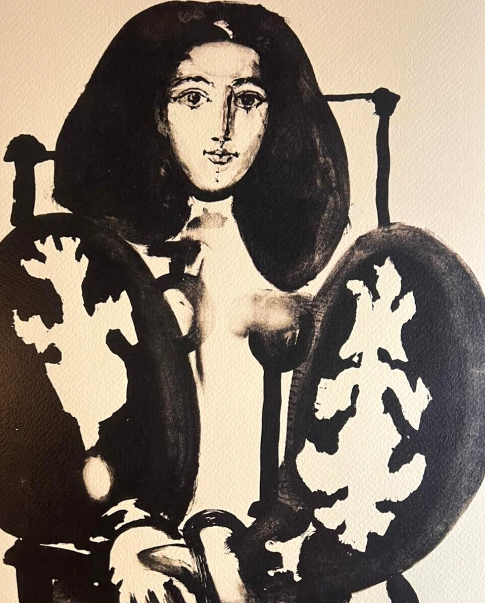 Pablo Picasso Lithograph Coa Signed Numbered By