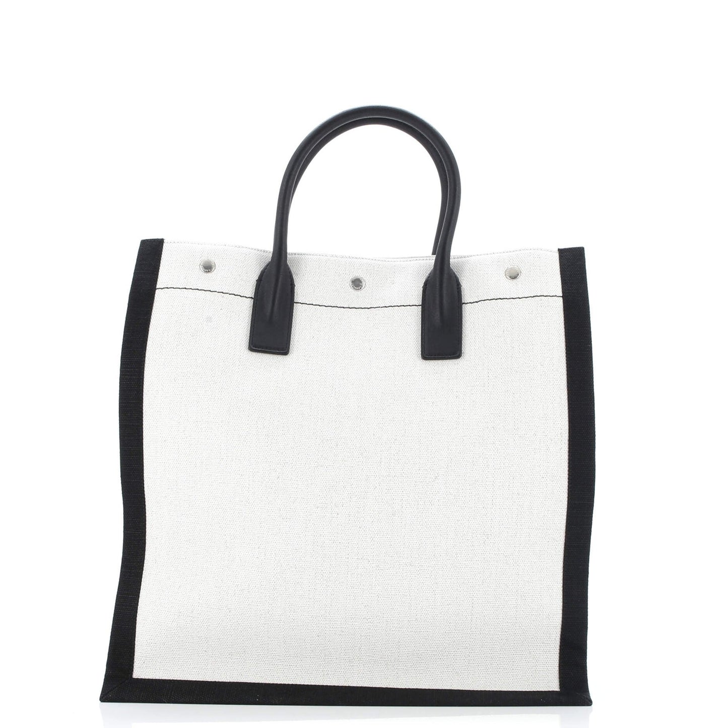 Saint Laurent Rive Gauche Shopper Tote Canvas Tall