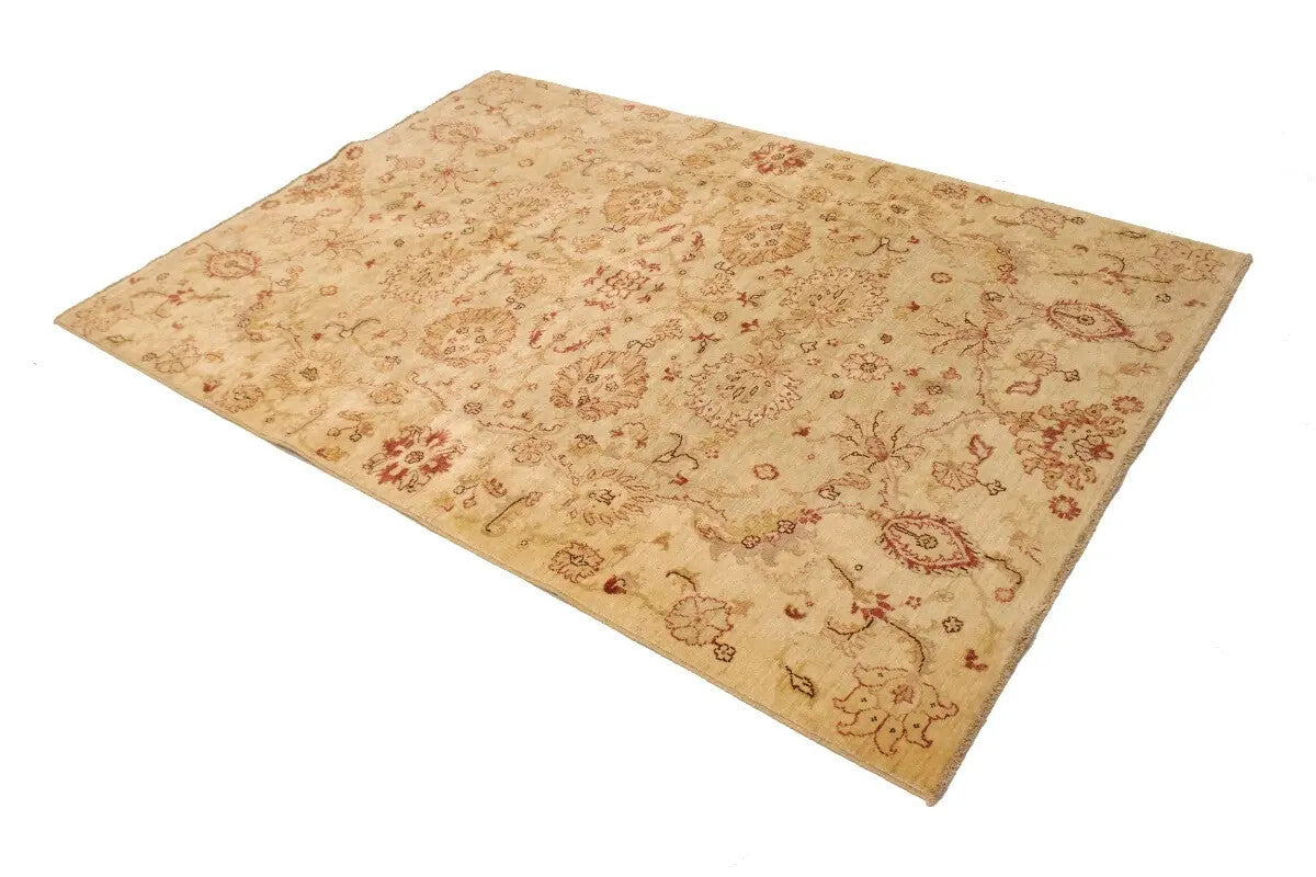 5X7 Ft Vintage Hand-Knotted Red Tribal Oriental