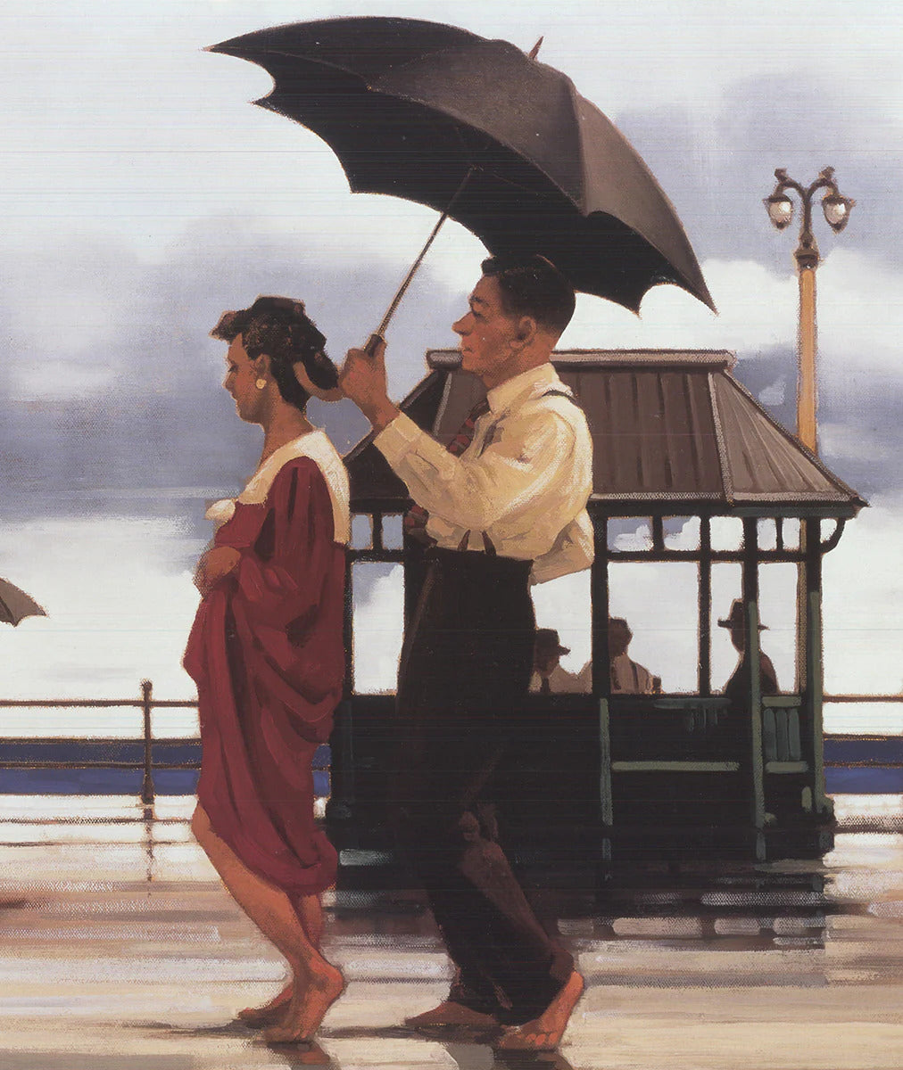 Jack Vettriano The Shape Of Things To Come " Offset Lithograph Cont