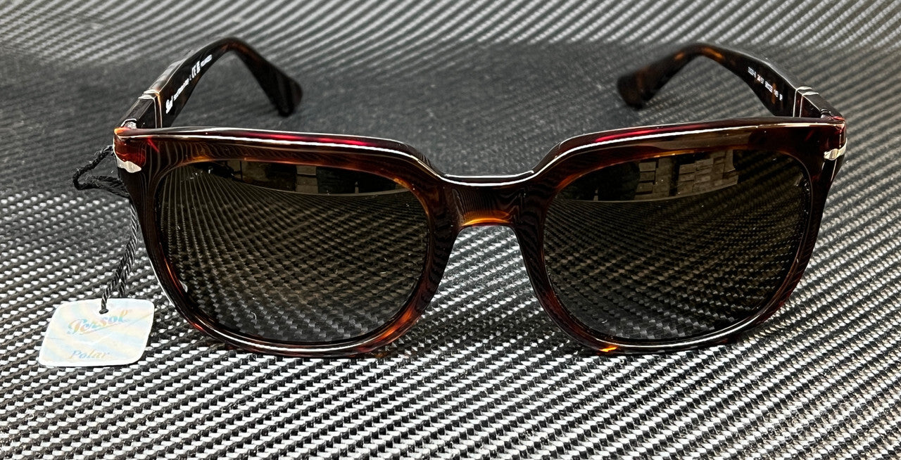 PERSOL PO3323S 24 57 Havana Polarized Unisex 56
