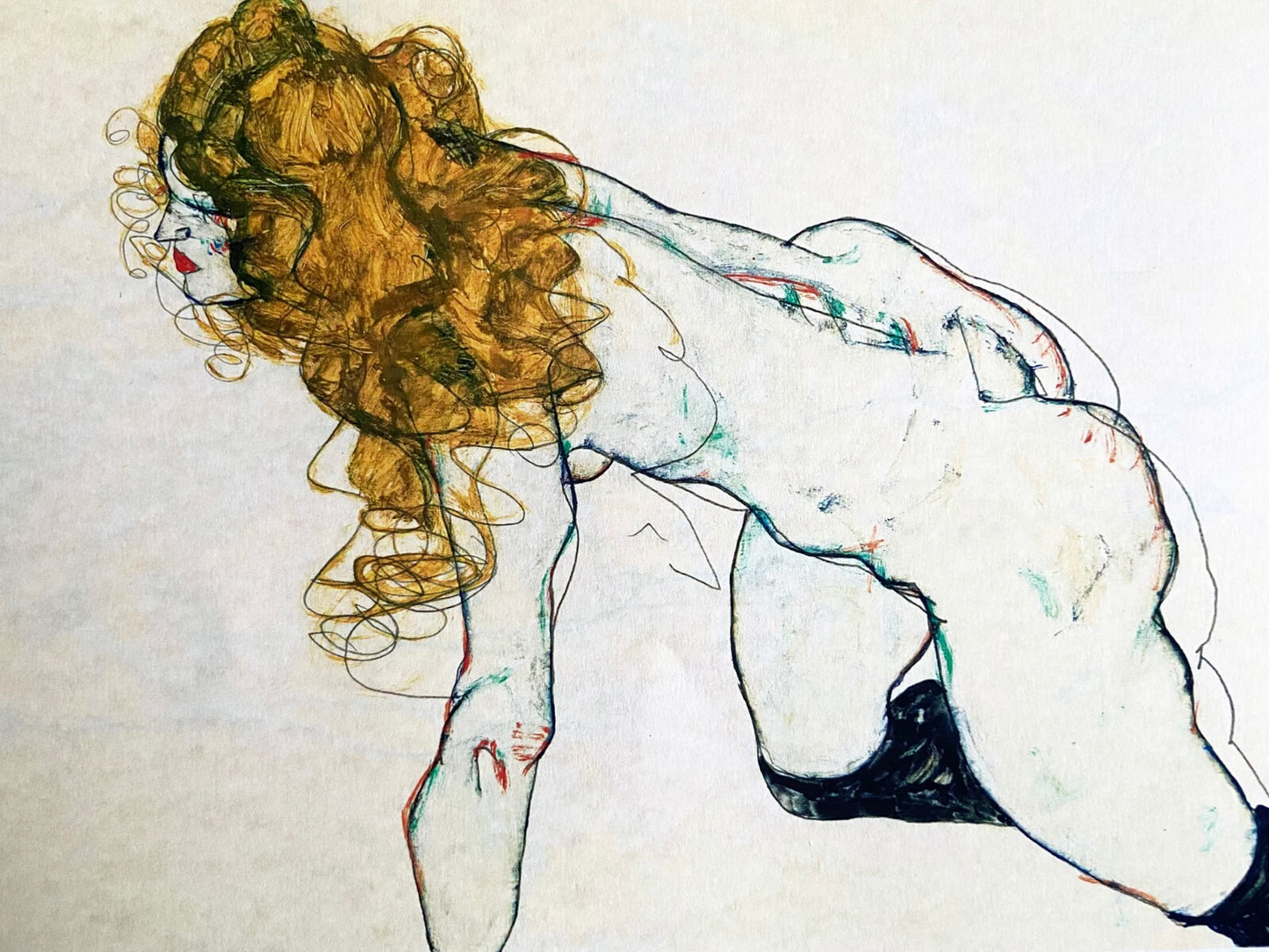 Egon Schiele Lithograph Signed Coa Numbered
