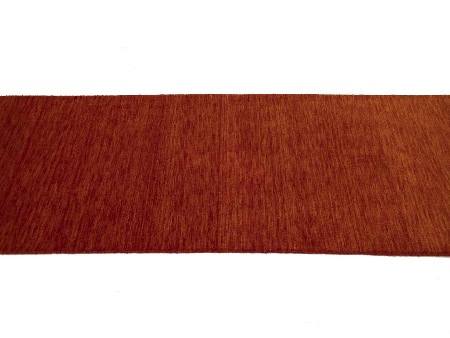 Orange Red Solid Design Hand-Loomed 3X10 Gabbeh