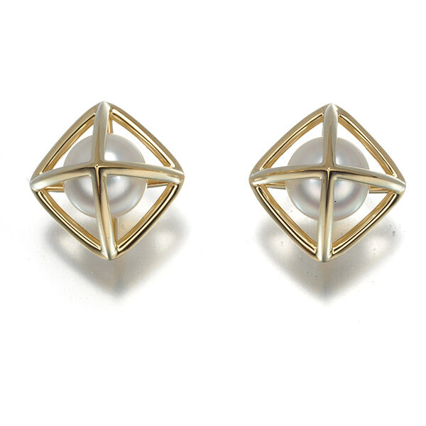 Tasaki Earrings Refined Rebellion Neo Akoya Pearl
