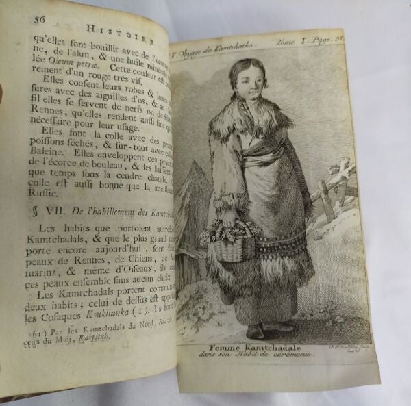 1770 Histoire Et Description Du Kamtchatka 2 Vols