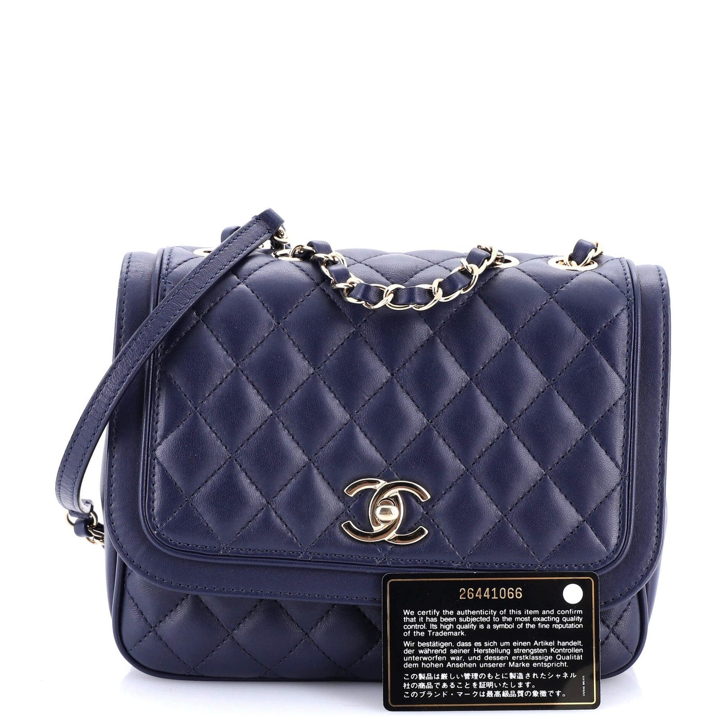 Chanel Lovely Day Square Flap Bag Quilted Lambskin Medium