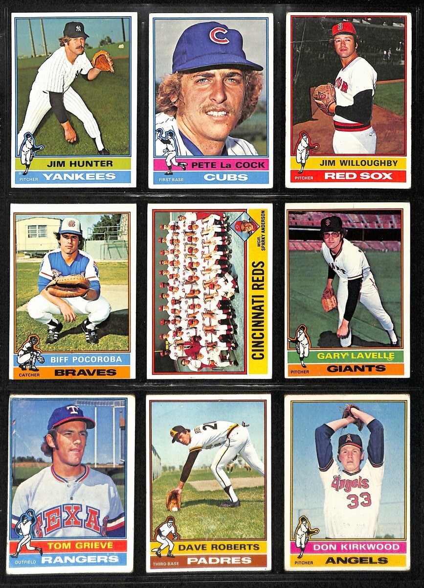 1976 Topps Baseball Complete Set (660) Brett Rc
