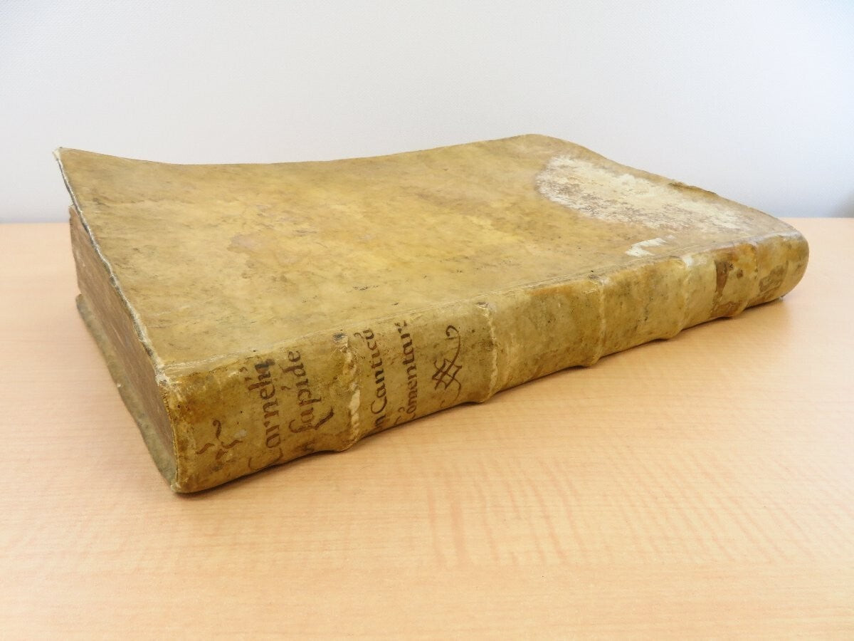 Cornelius A Lapide Commentarii In Canticum Canticorum 1St 1637 Lyon Hardcover