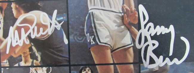 Larry Bird/Magic Johnson Dual-Signed/Auto 1979