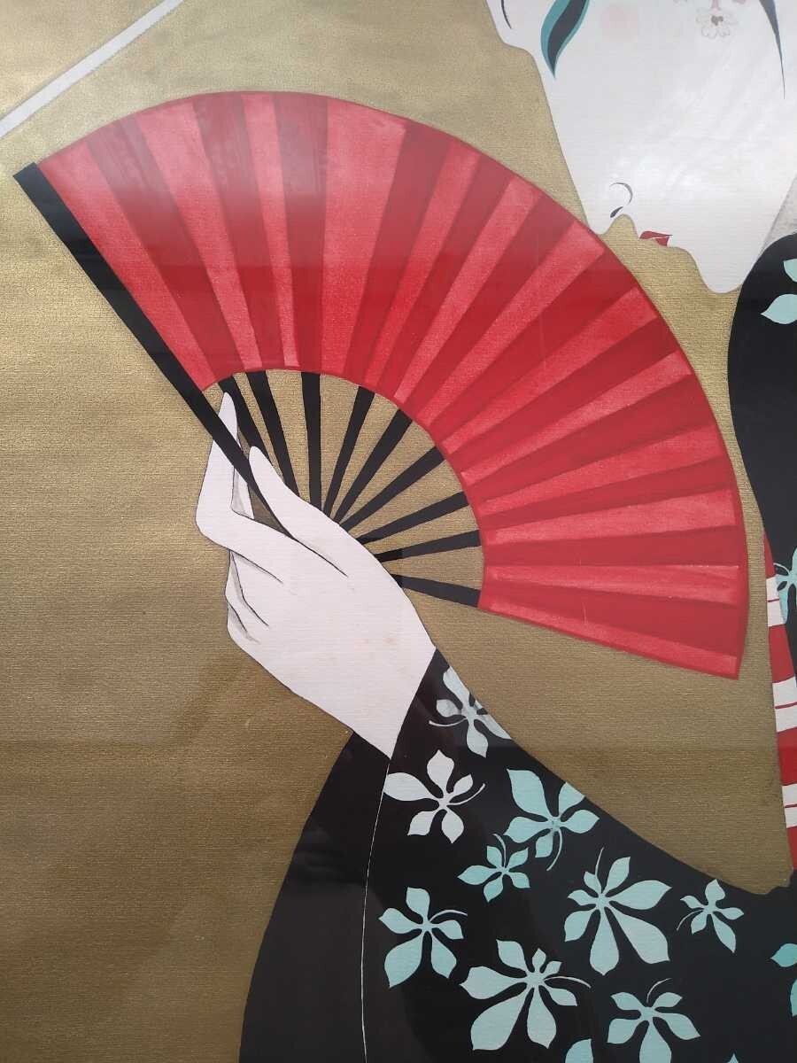 Roberto Tortoli Art Deco Original Acrylic Gouache