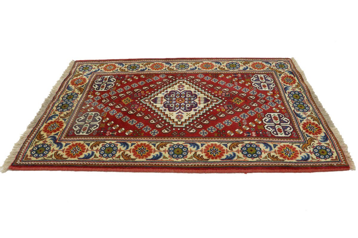4X5 Ft Handmade Vintage Style Rug Tribal Design