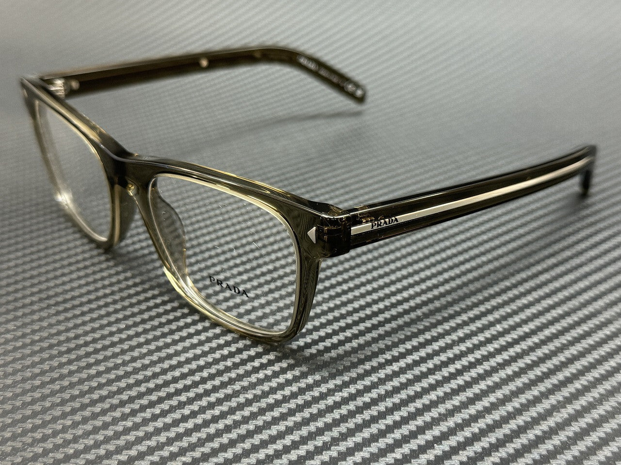 Prada Pr A13V 18T1O1 Transparent Brown Men'S 54