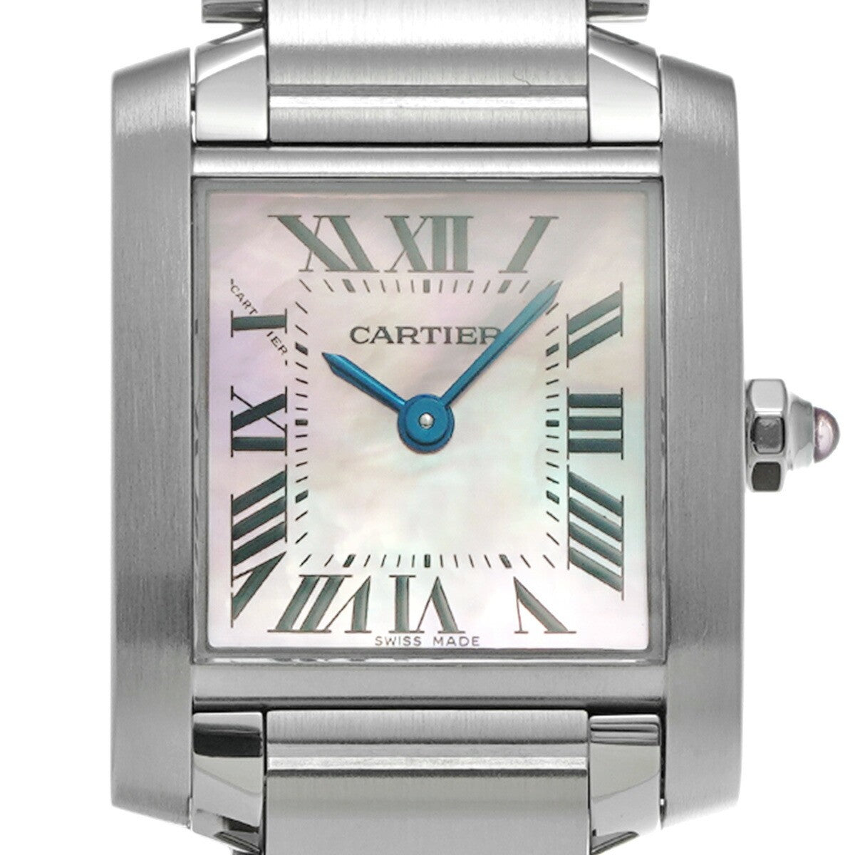 Cartier Tank Francaise Sm W51028Q3 Pink Ladies Used Watch #611630