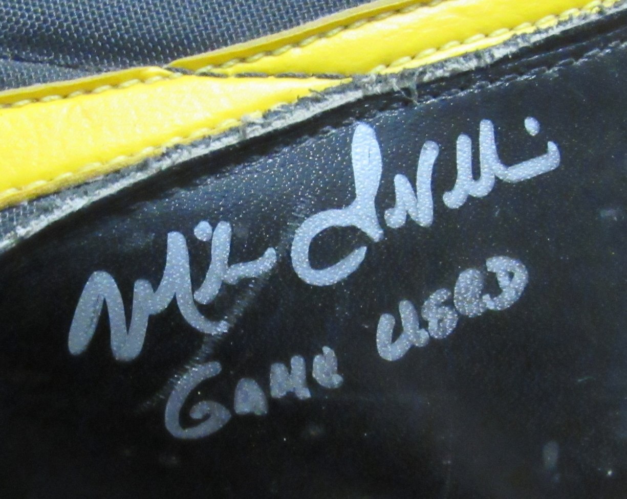 Mike Lavalliere Pirates Signed/Insc Game-