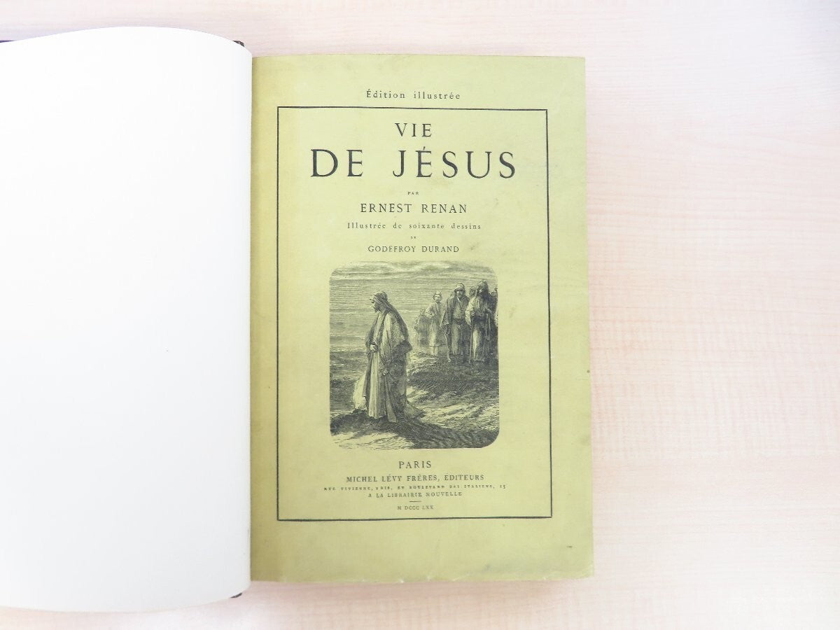 Vie De Jsus By Ernest Renan (First Edition, 1870,
