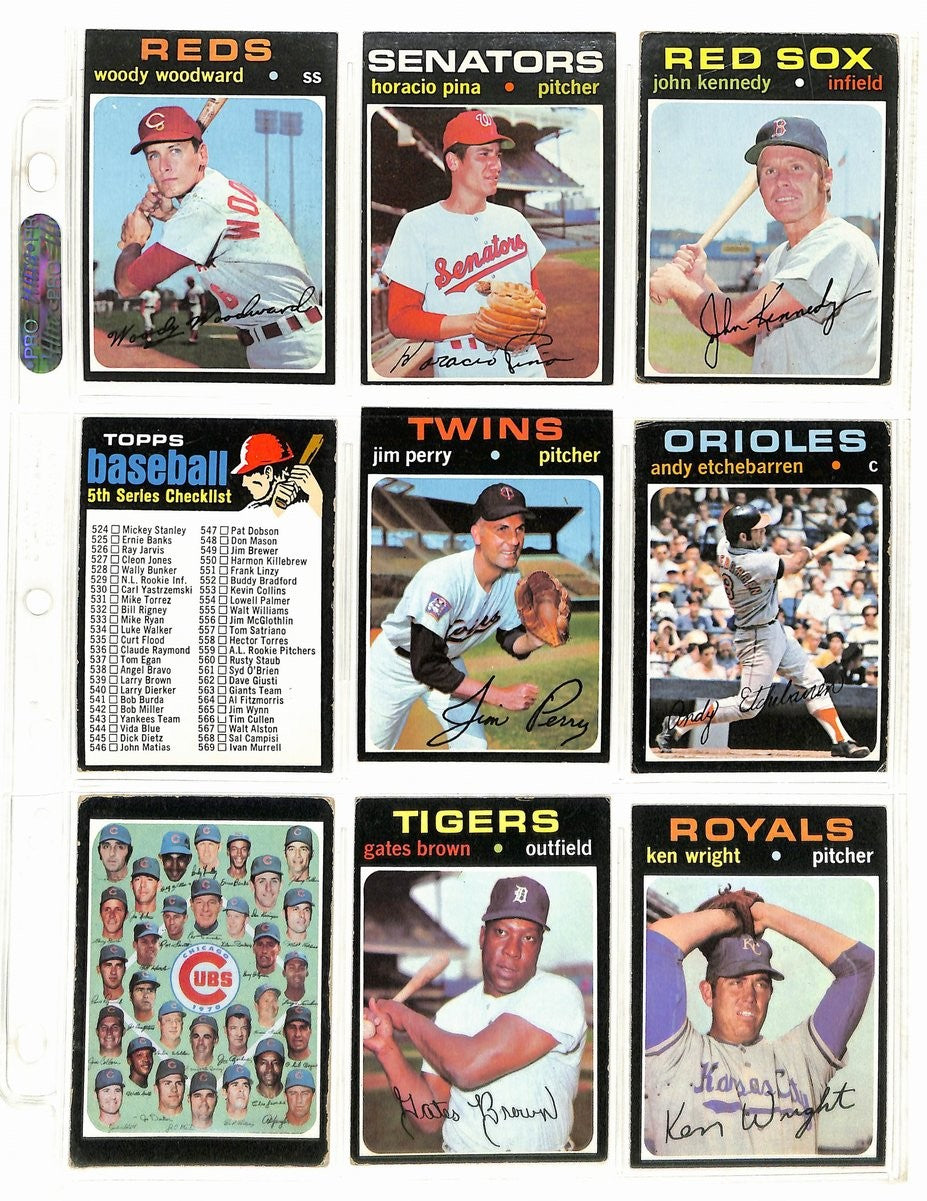 1971 Topps Baseball Card Complete Set (1-752)