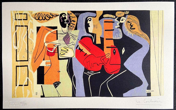 Le Corbusier Lithograph Coa Signed Numbered By