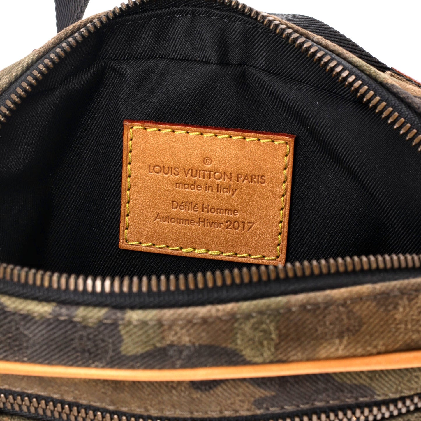 Louis Vuitton Bum Bag Limited Edition Supreme Camouflage Canvas