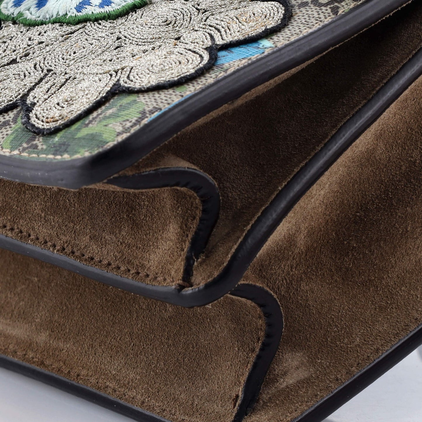 Gucci Dionysus Bag Embroidered Printed Gg Coated Canvas Small