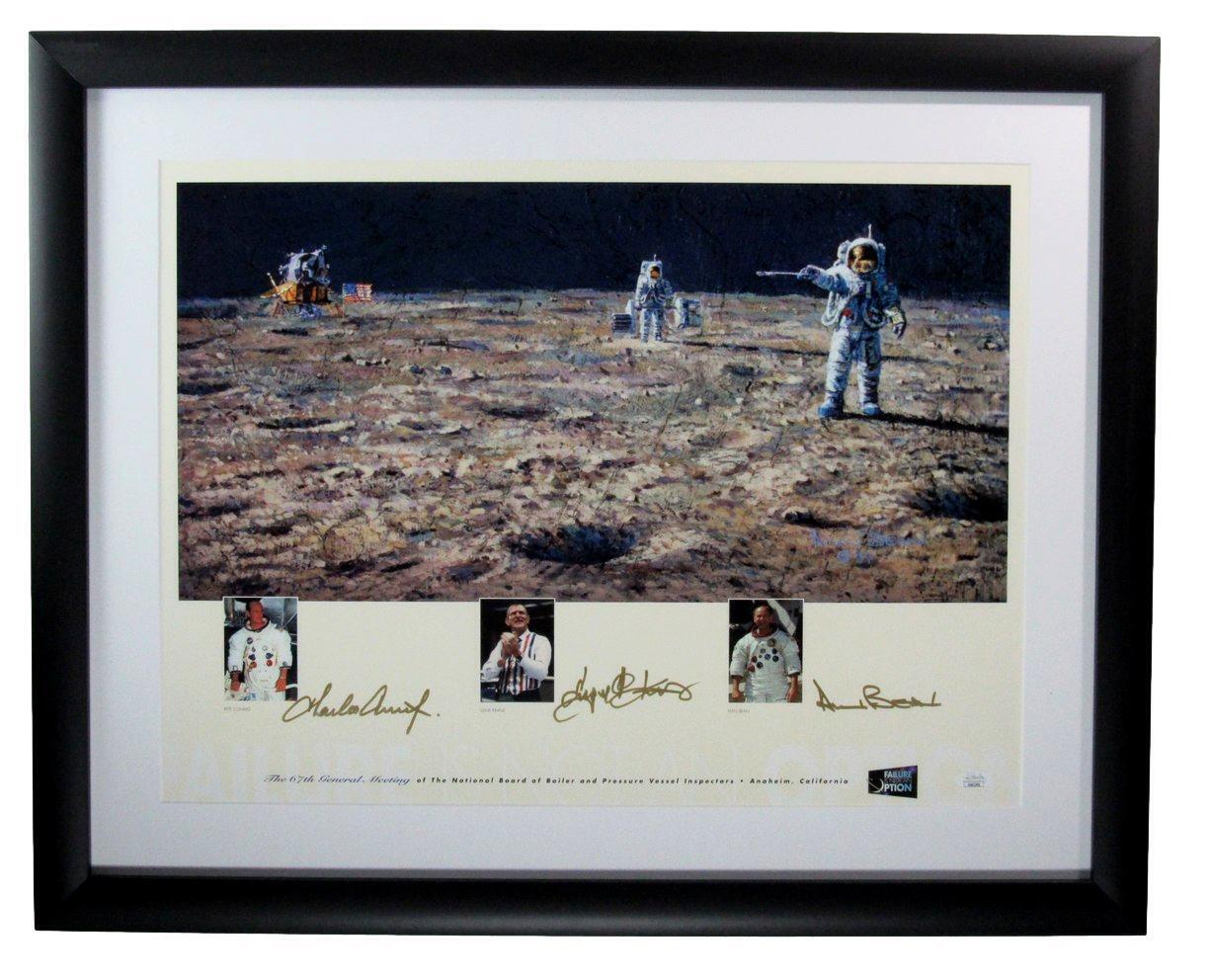 Pete Conrad/Gene Kranz/Alan Bean Nasa Autographed