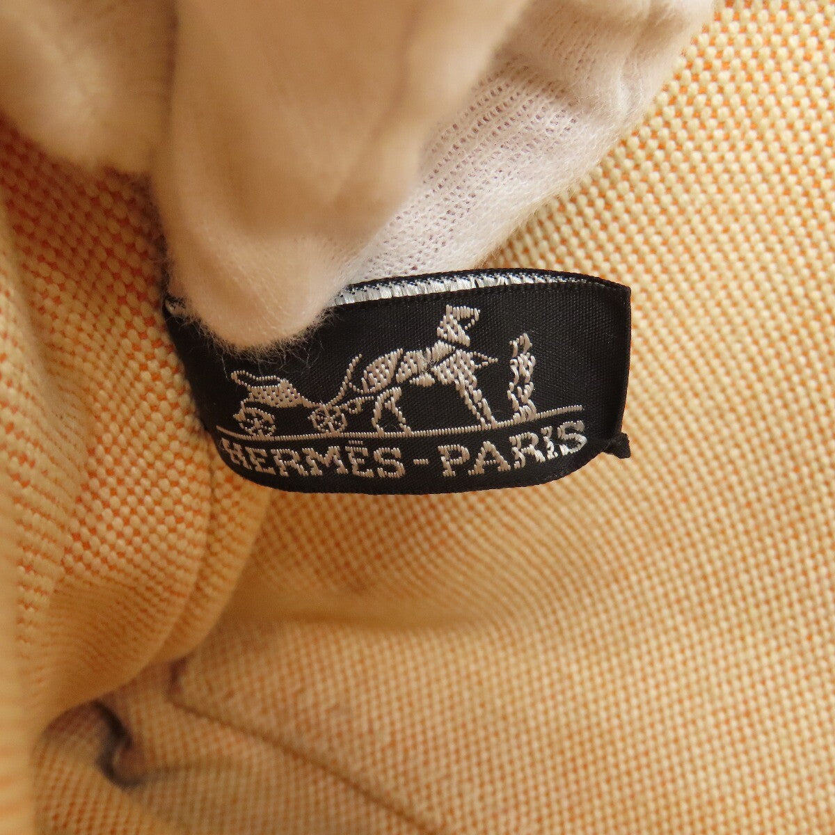 HERMES Shoulder Bag fool toe bassas Canvas