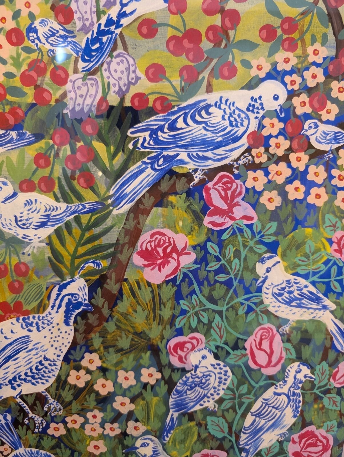 Nathalie Lete Tapisserie Birds Gicle Print Signed