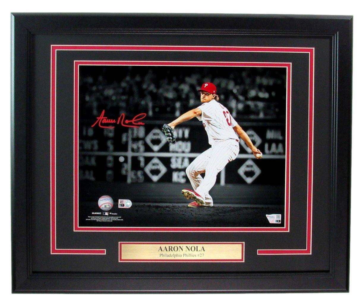 Aaron Nola Signed/Auto 11X14 Photo Philadelphia