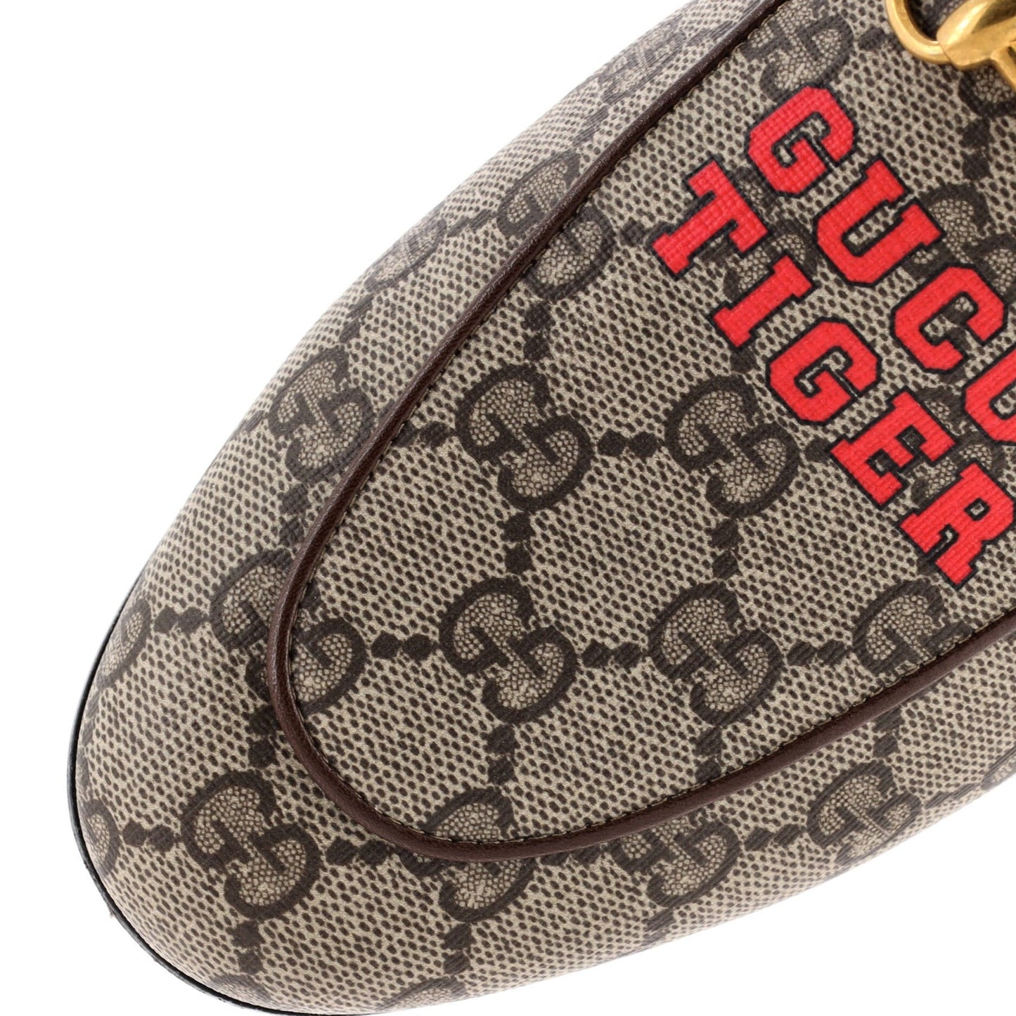 Gucci Women'S Princetown Mules Printed Gg Coated Canvas