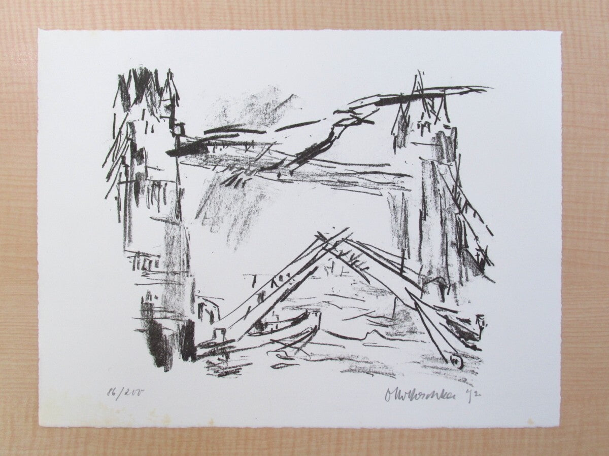 Oskar Kokoschka Londoner Ansichten: English