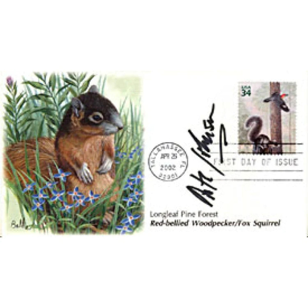 Arte Johnson Signed First Day Of Issue Longleaf