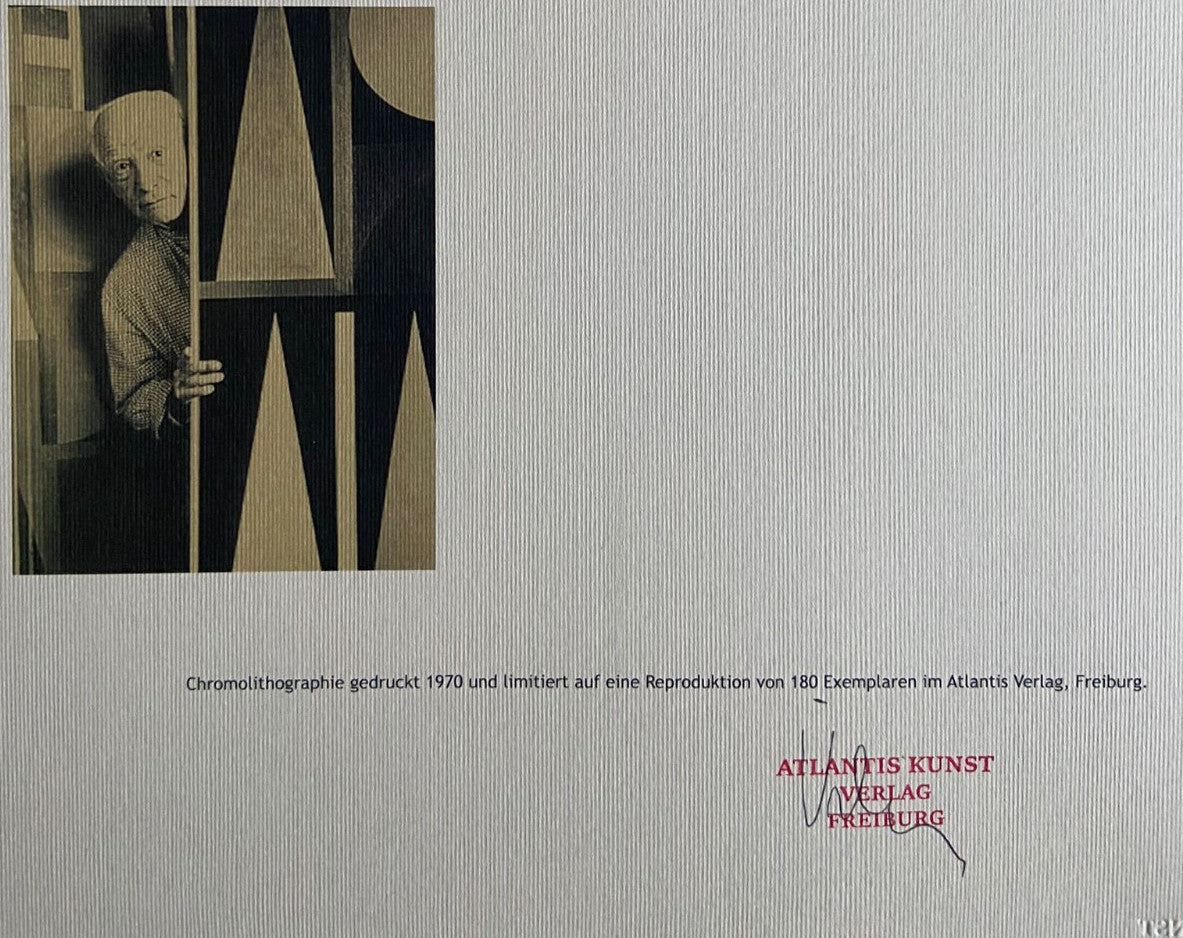 Auguste Herbin Lithograph Coa Numbered Stamped Certified 180 Ex