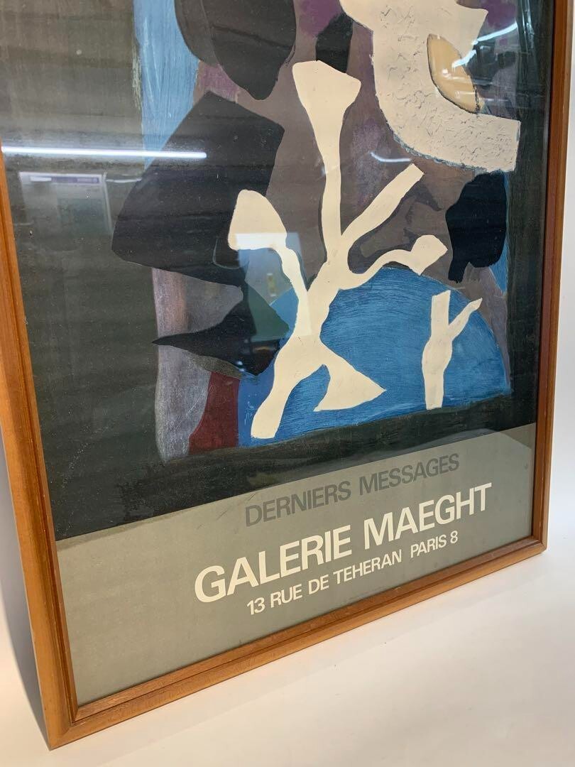 George Braque 1978 Vintage Lithograph Poster